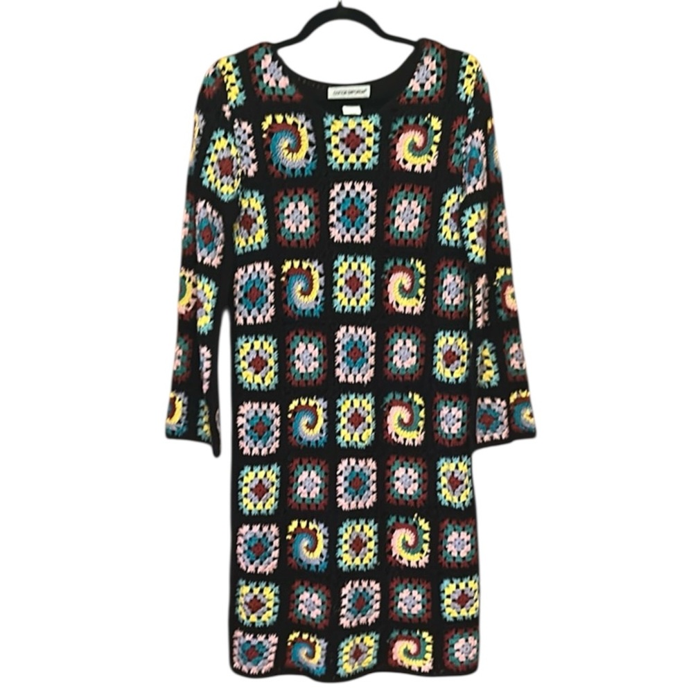 Cotton Emporium- Colorful Crochet Pattern Dress